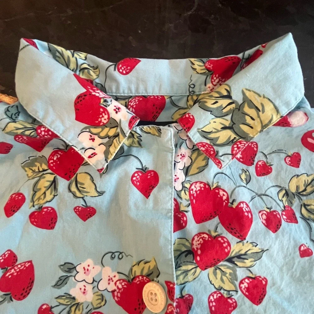 Nick & Nora Strawberry Print Pajama Set - Picture 5 of 10